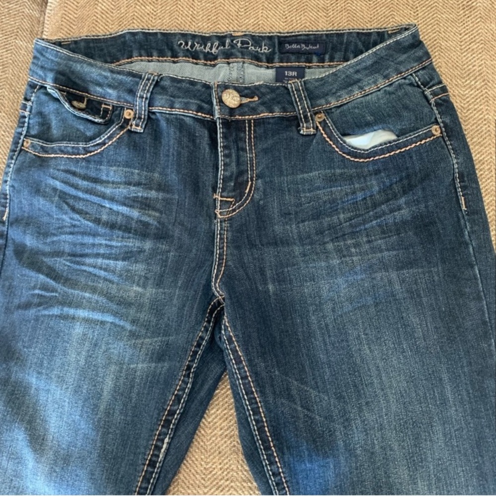 Excellent Preowned Condition Wishful Park Bootcut Jeans Size 13R. Very Cute.